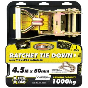 1 Piece 50mm x 4.5 Metre Ratchet Tie Down - LM10180