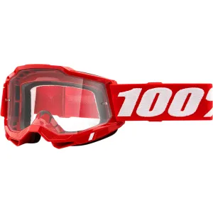 100% Accuri 2 OTG Goggles - Red - Clear 50224-101-03