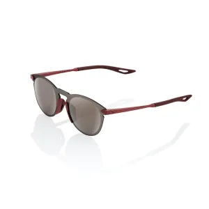 100% Legere Square - Soft Tact Crimson - HiPer Silver Lens