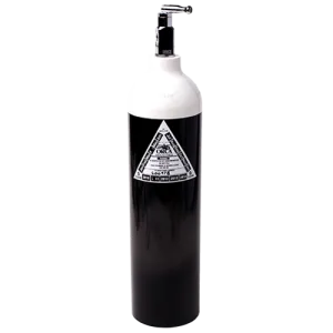 10L Oxygen Cylinder Only - Pin Index Valve
