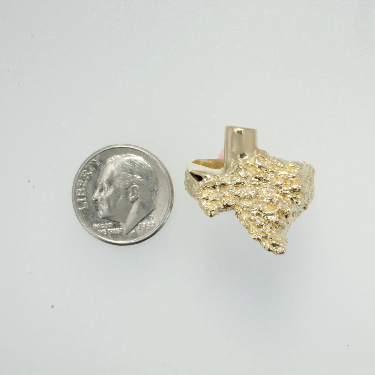 14kt Gold Mans Texas Ring