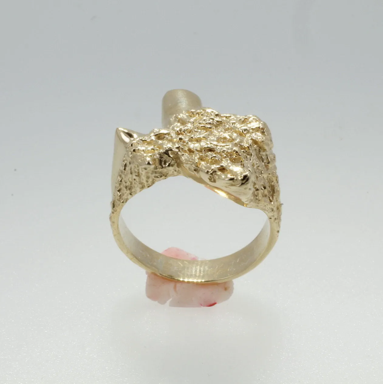 14kt Gold Mans Texas Ring