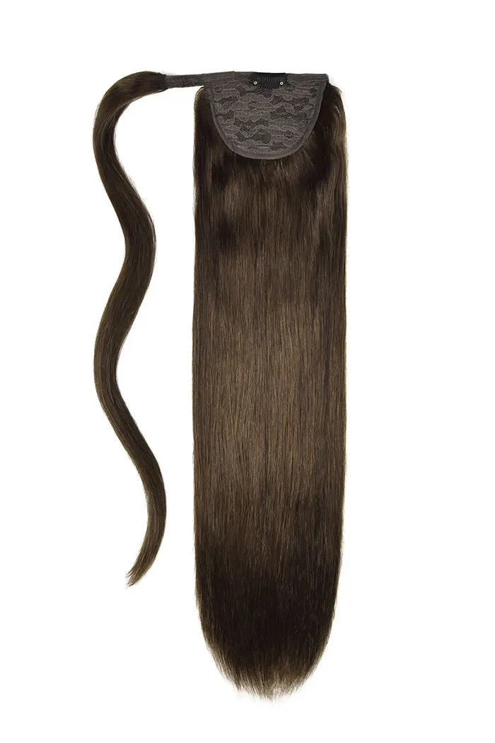 14" Mini Straight Up Wrap Around Ponytail Extension