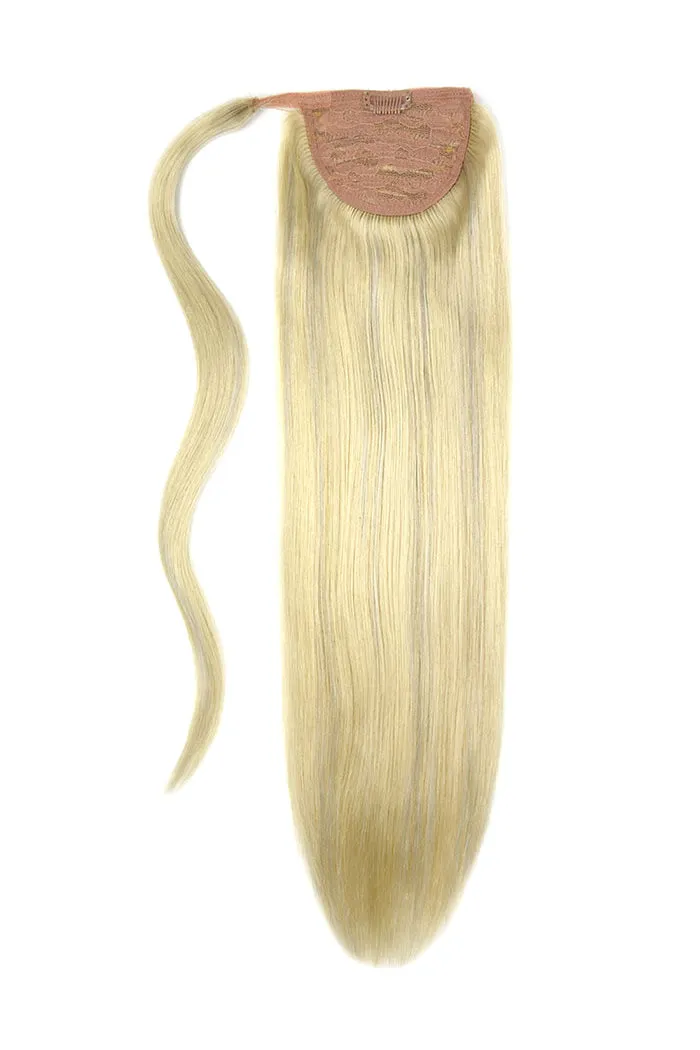 14" Mini Straight Up Wrap Around Ponytail Extension