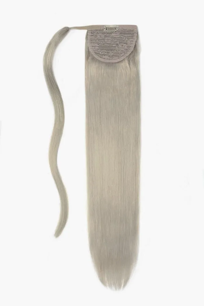 14" Mini Straight Up Wrap Around Ponytail Extension