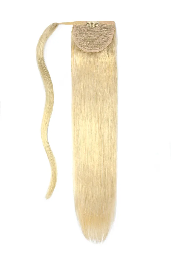 14" Mini Straight Up Wrap Around Ponytail Extension