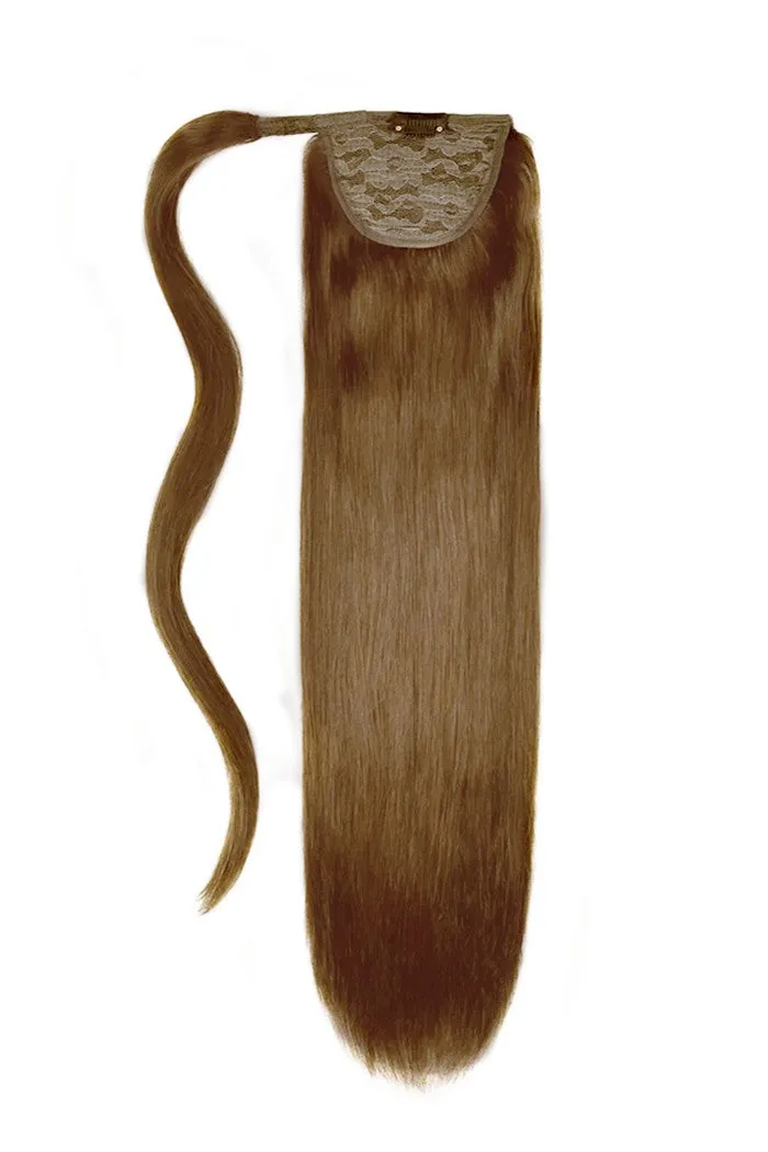 14" Mini Straight Up Wrap Around Ponytail Extension