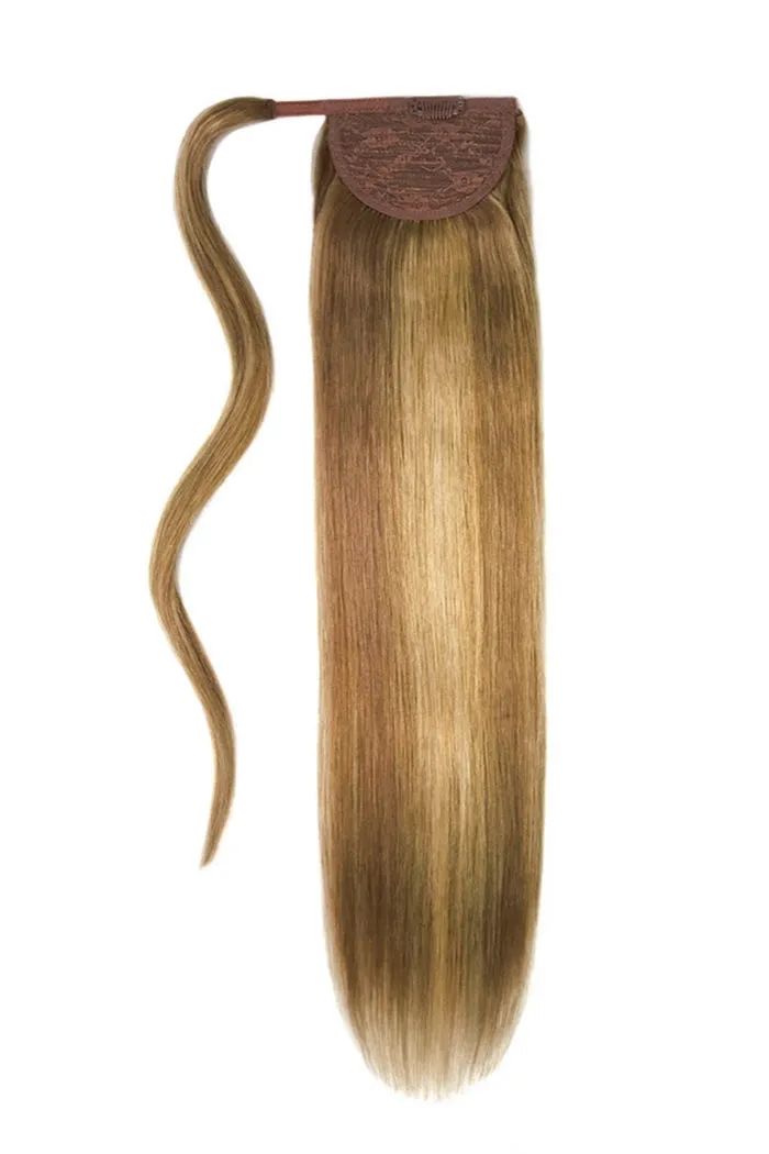14" Mini Straight Up Wrap Around Ponytail Extension