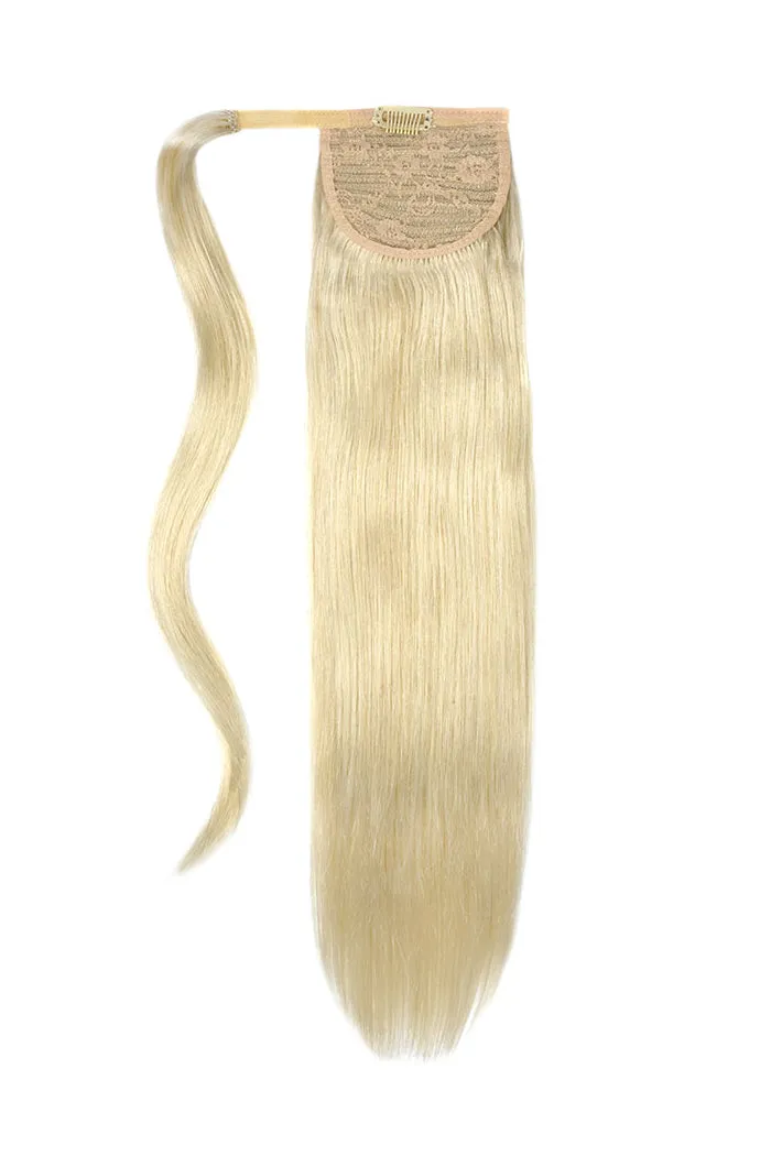 14" Mini Straight Up Wrap Around Ponytail Extension
