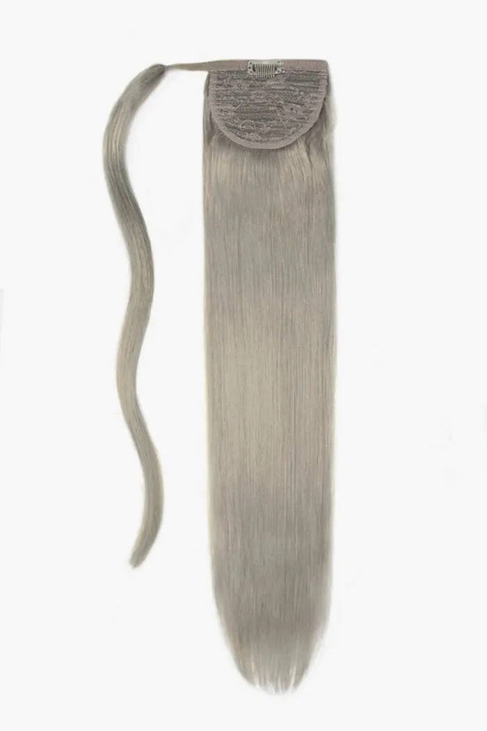 14" Mini Straight Up Wrap Around Ponytail Extension