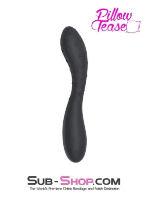 1807M     Smooth & Nubby Silicone Double Ended Dildo