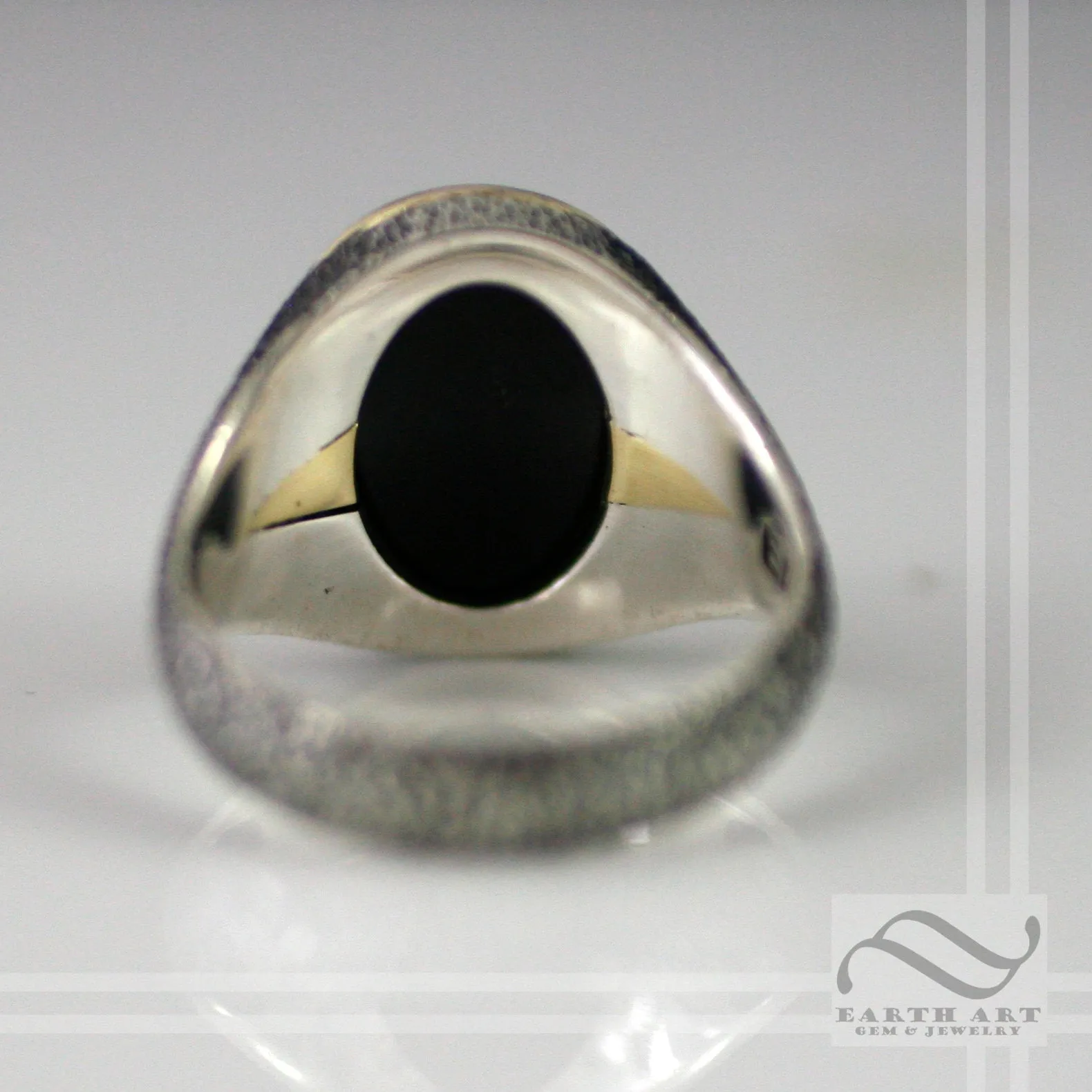 18k and Sterling Signet with Vintage Australian opal inlay