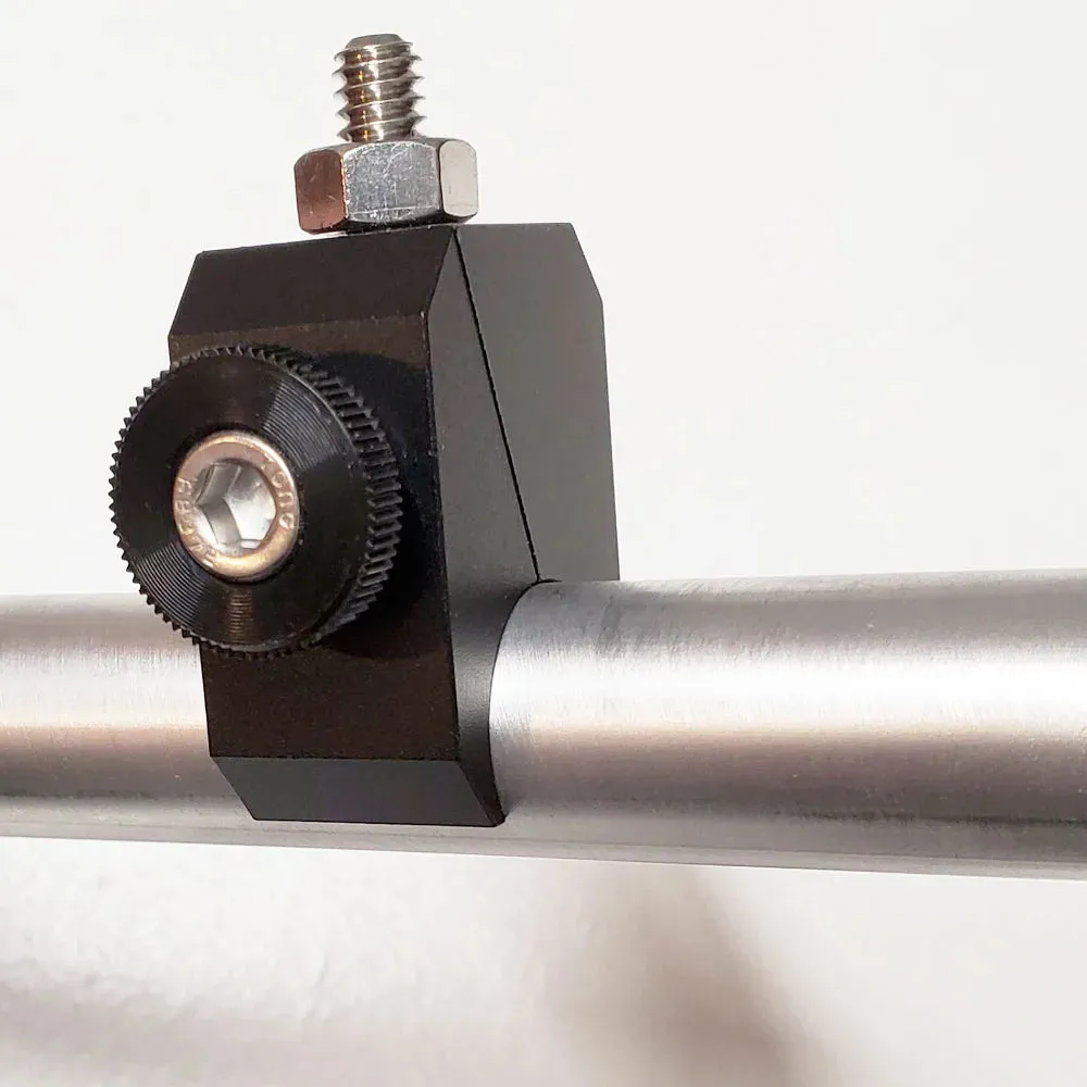 28″ X 3/4" Double Ended Aluminum Pole w/ 1/4-20 Stud