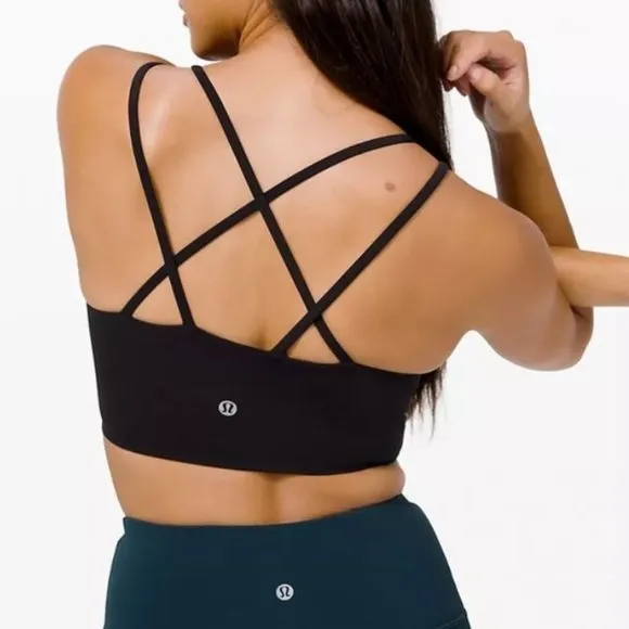 4 NWT Lululemon Like a Cloud Longline Bra B/C cup- Black