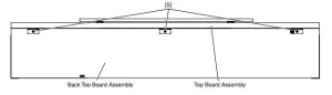 4 X 16 MFZN2B3 bolts to secure Clavinova top cover