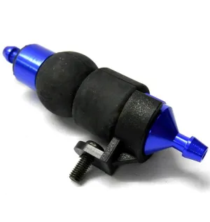 51759N RC Navy Blue Alloy Glow Nitro Oil Fuel Filter w Pump 1/10 Scale