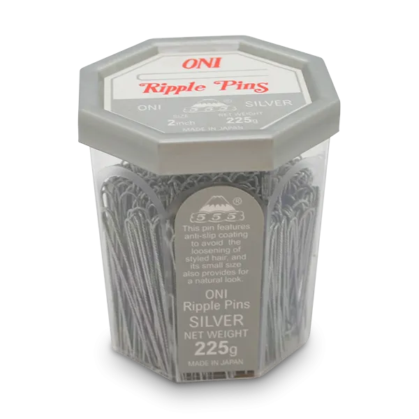 555 Oni Ripple Pins 2" Silver -225gr 51mm