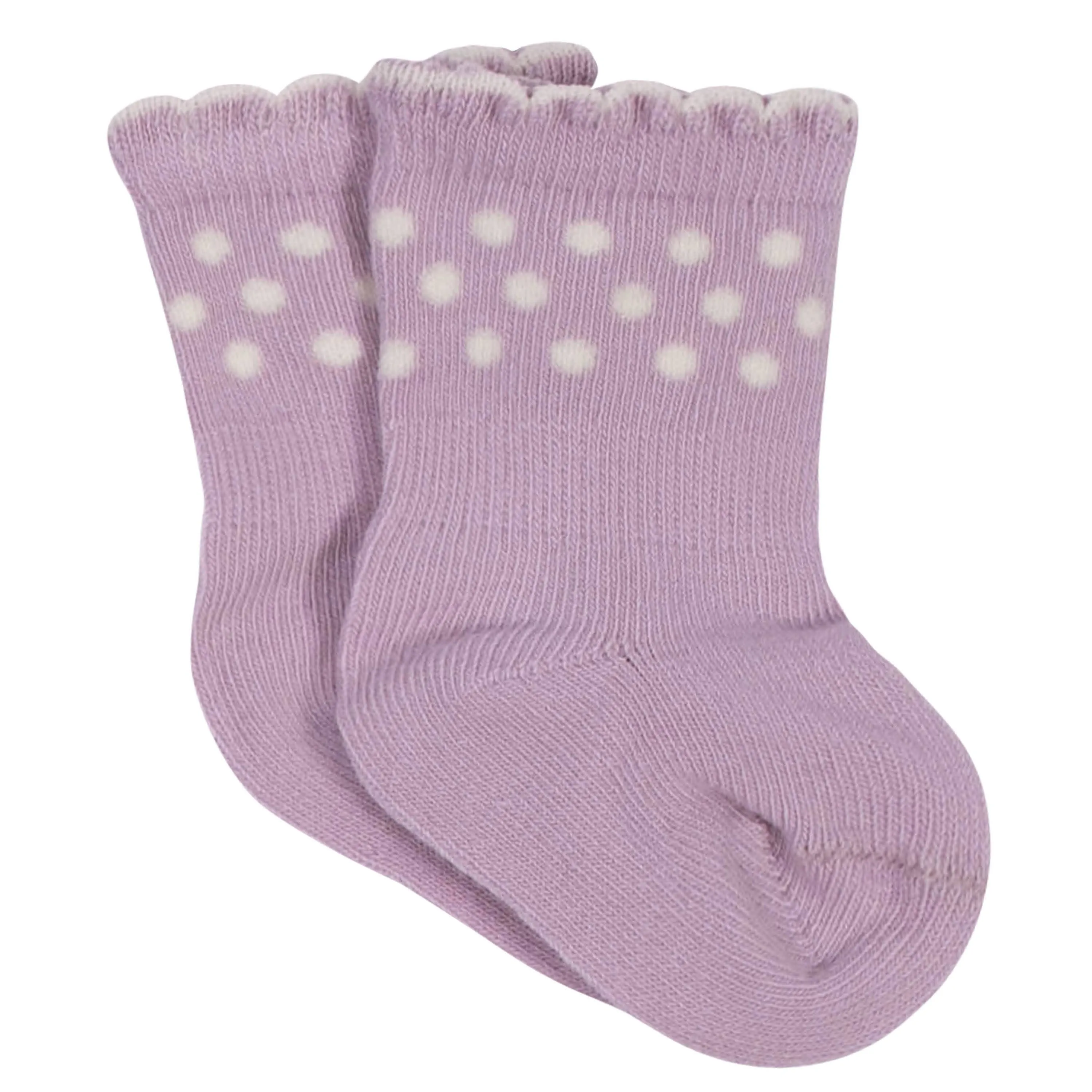 6-Pack Baby Girls Comfy Stretch Ducklings Wiggle Proof® Socks