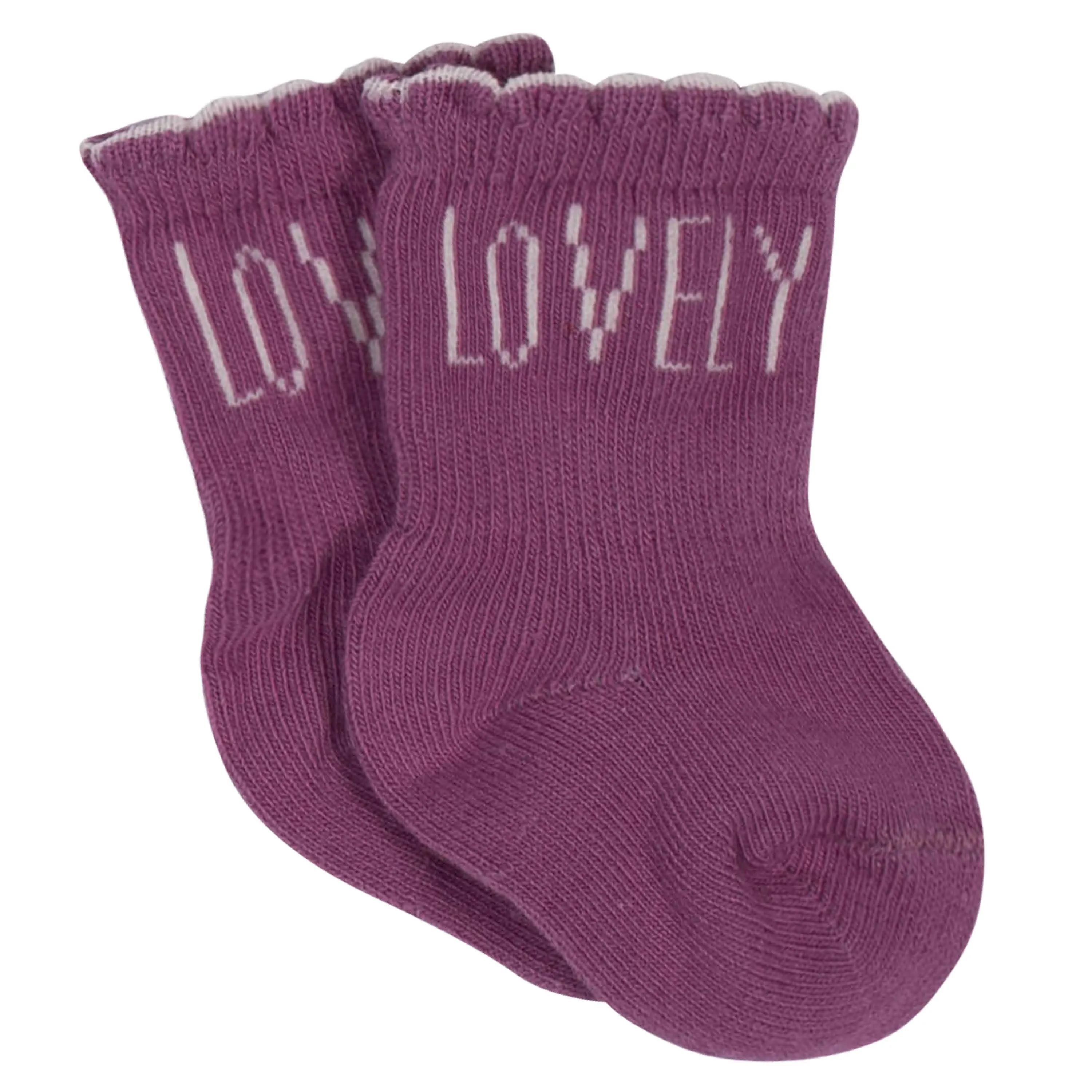 6-Pack Baby Girls Comfy Stretch Ducklings Wiggle Proof® Socks