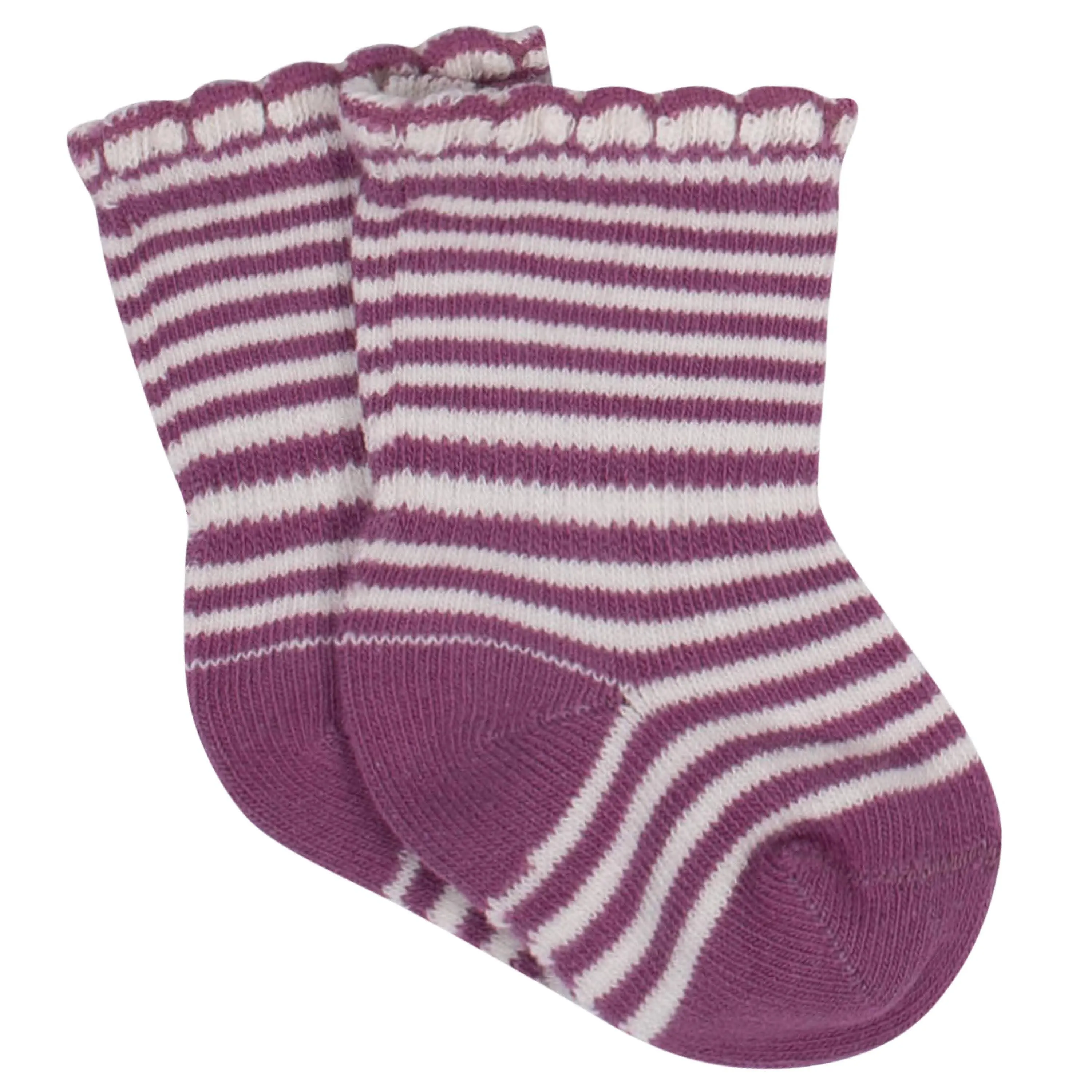 6-Pack Baby Girls Comfy Stretch Ducklings Wiggle Proof® Socks