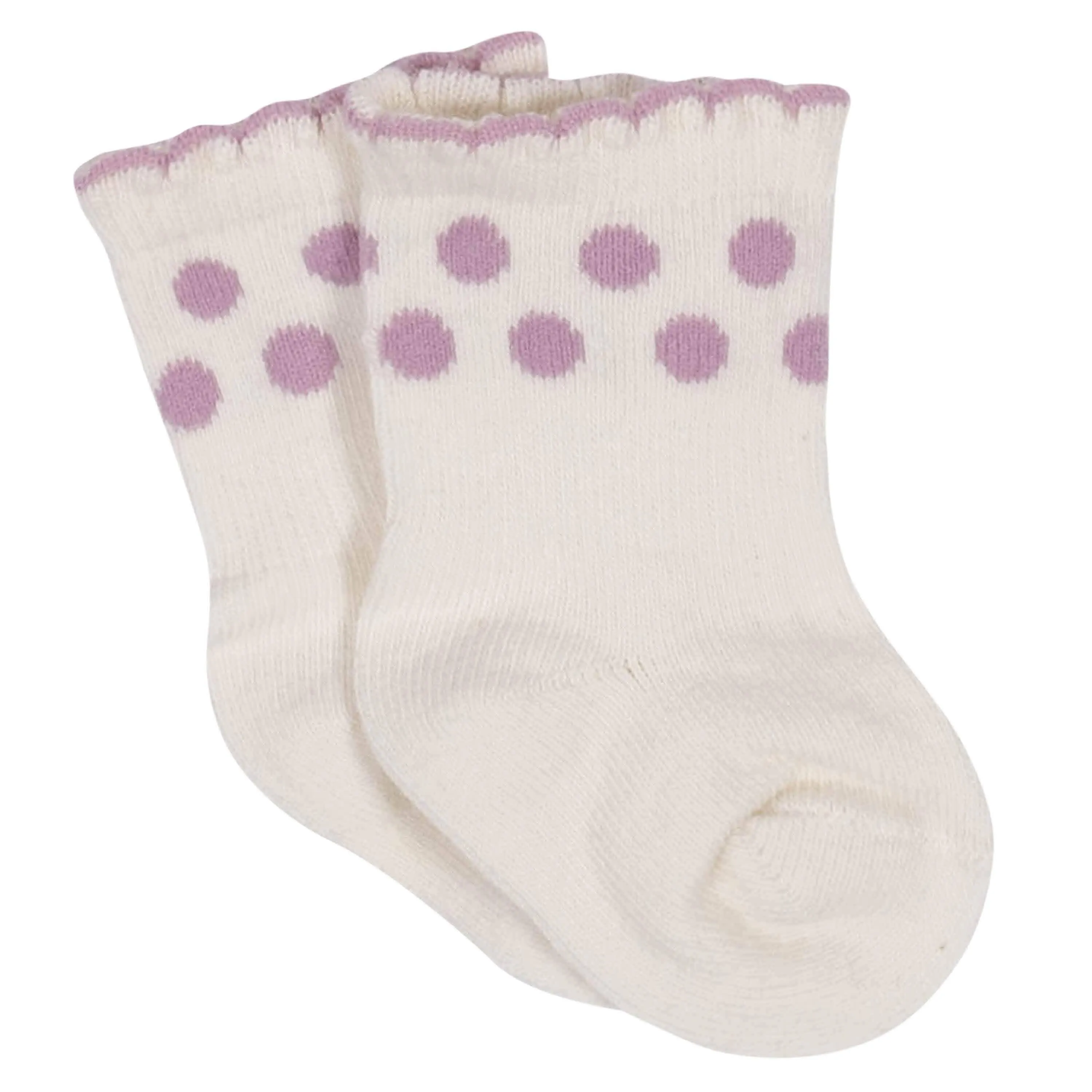6-Pack Baby Girls Comfy Stretch Ducklings Wiggle Proof® Socks