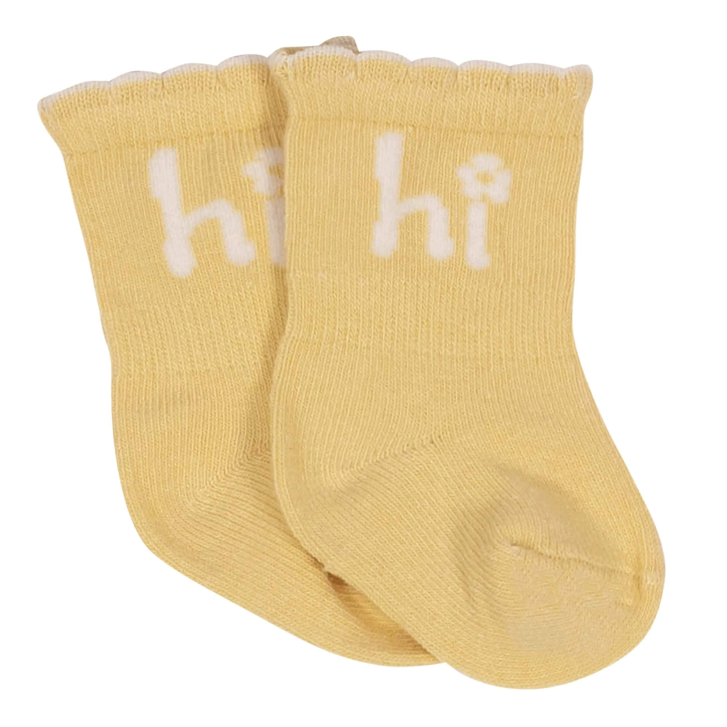 6-Pack Baby Girls Comfy Stretch Flower Pot Wiggle Proof® Socks