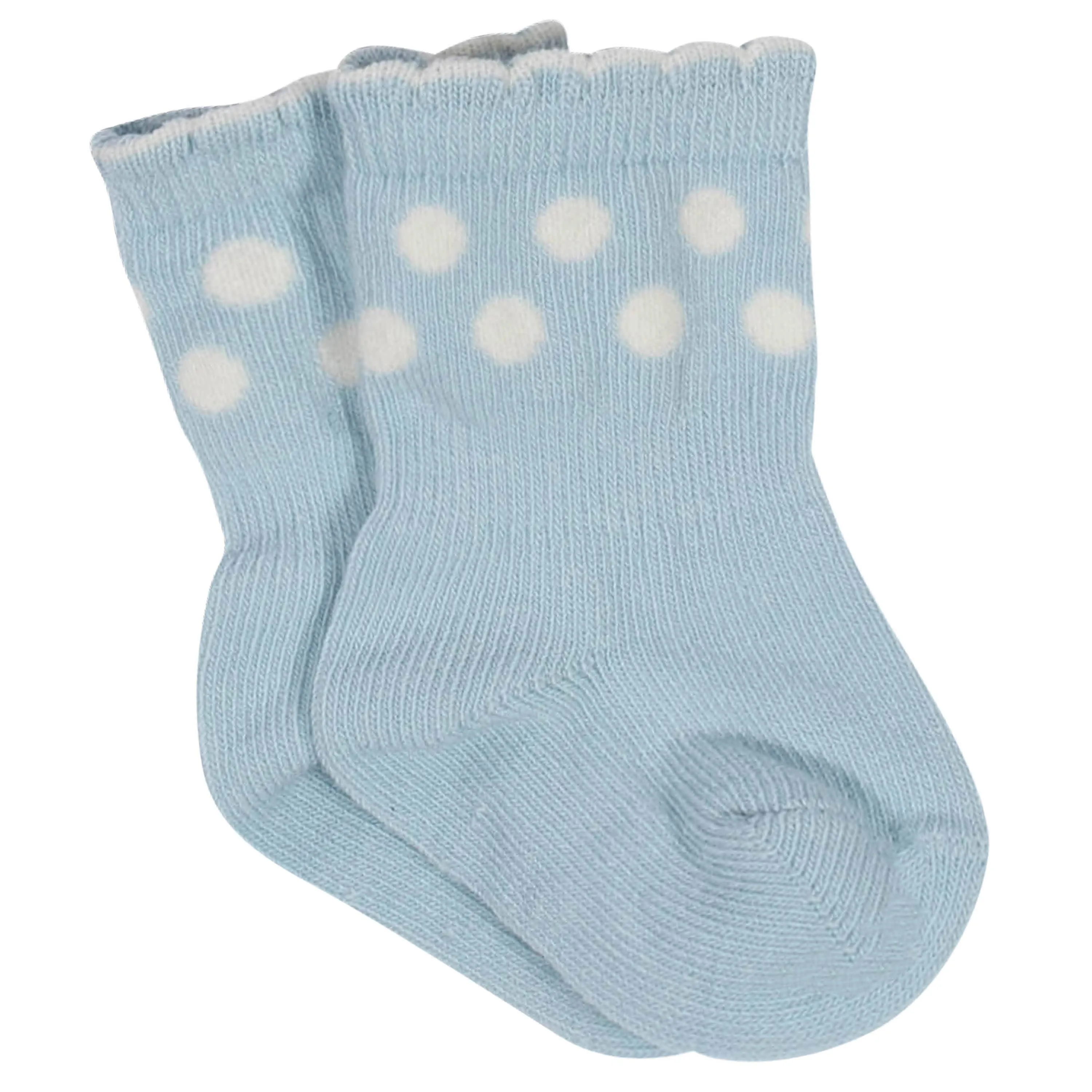 6-Pack Baby Girls Comfy Stretch Flower Pot Wiggle Proof® Socks