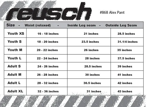 868 - Reusch Alex Goalkeeper Pant