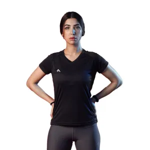 Active V- Neck (Black)