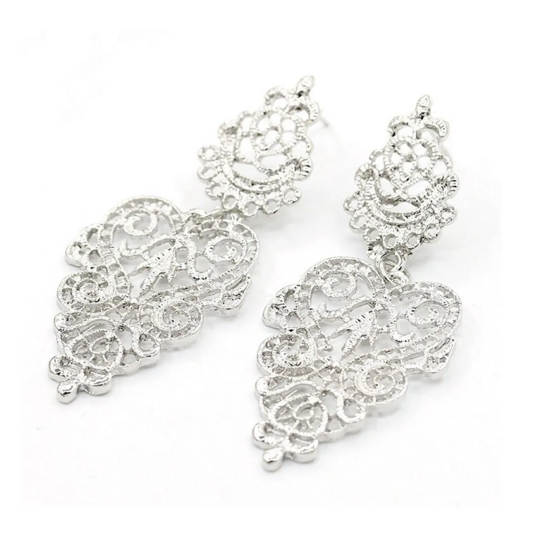 Agnes Earrings -Silver