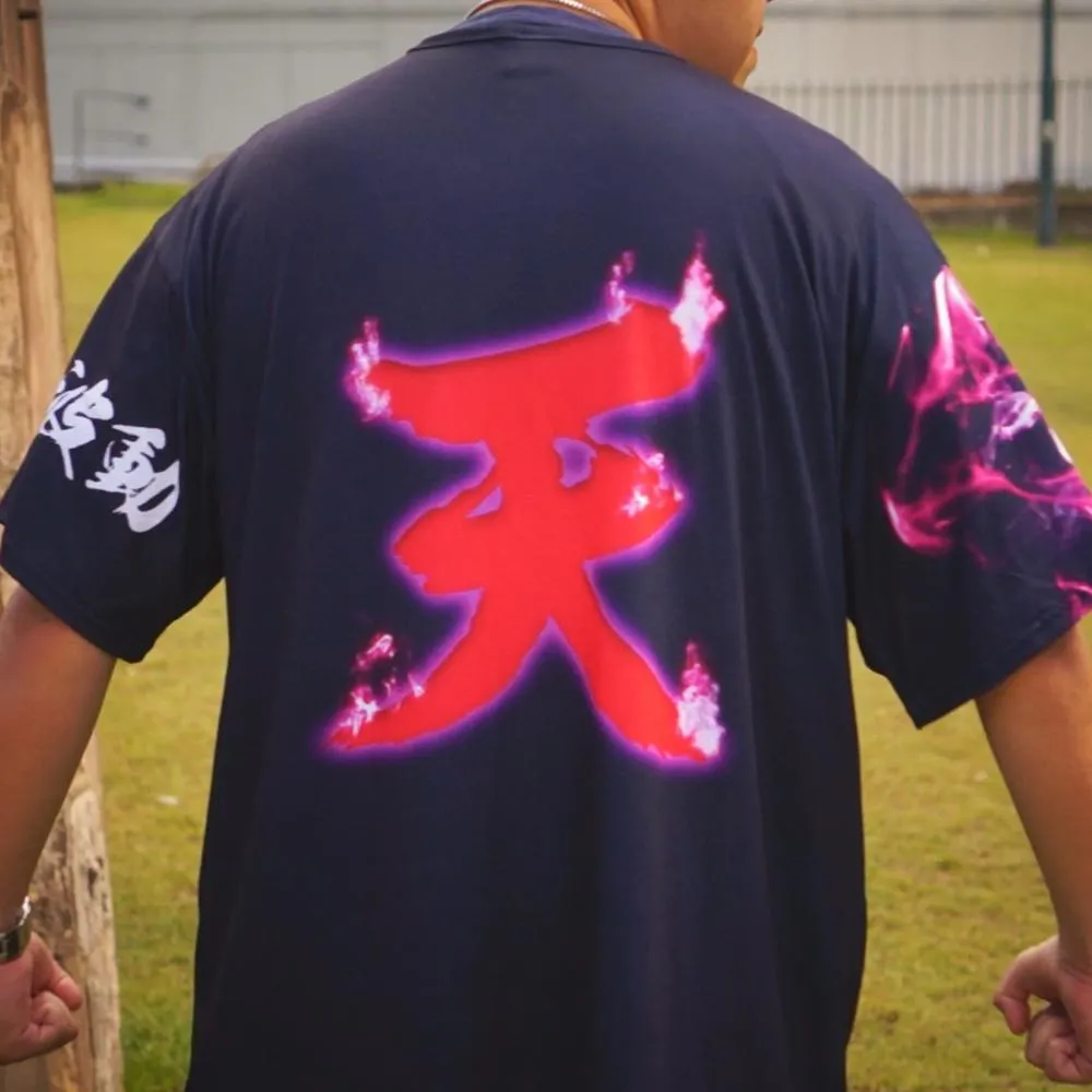 Akuma's "殺意の波動" (Satsui no Hado) All Over Print T-Shirt V1 - Mens