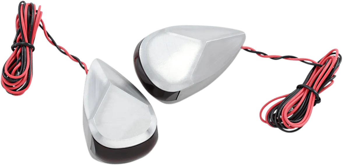 Alloy Art MRL-3R LED Turn Signal - Raw Red/Red Lens