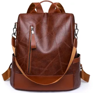 Amelia Leather Backpack