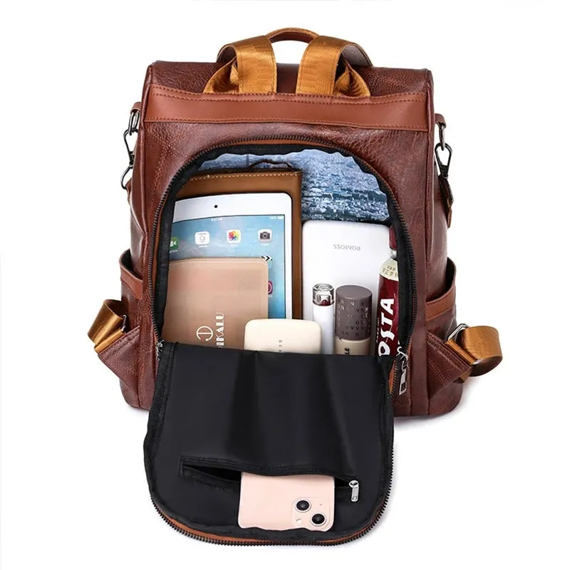 Amelia Leather Backpack