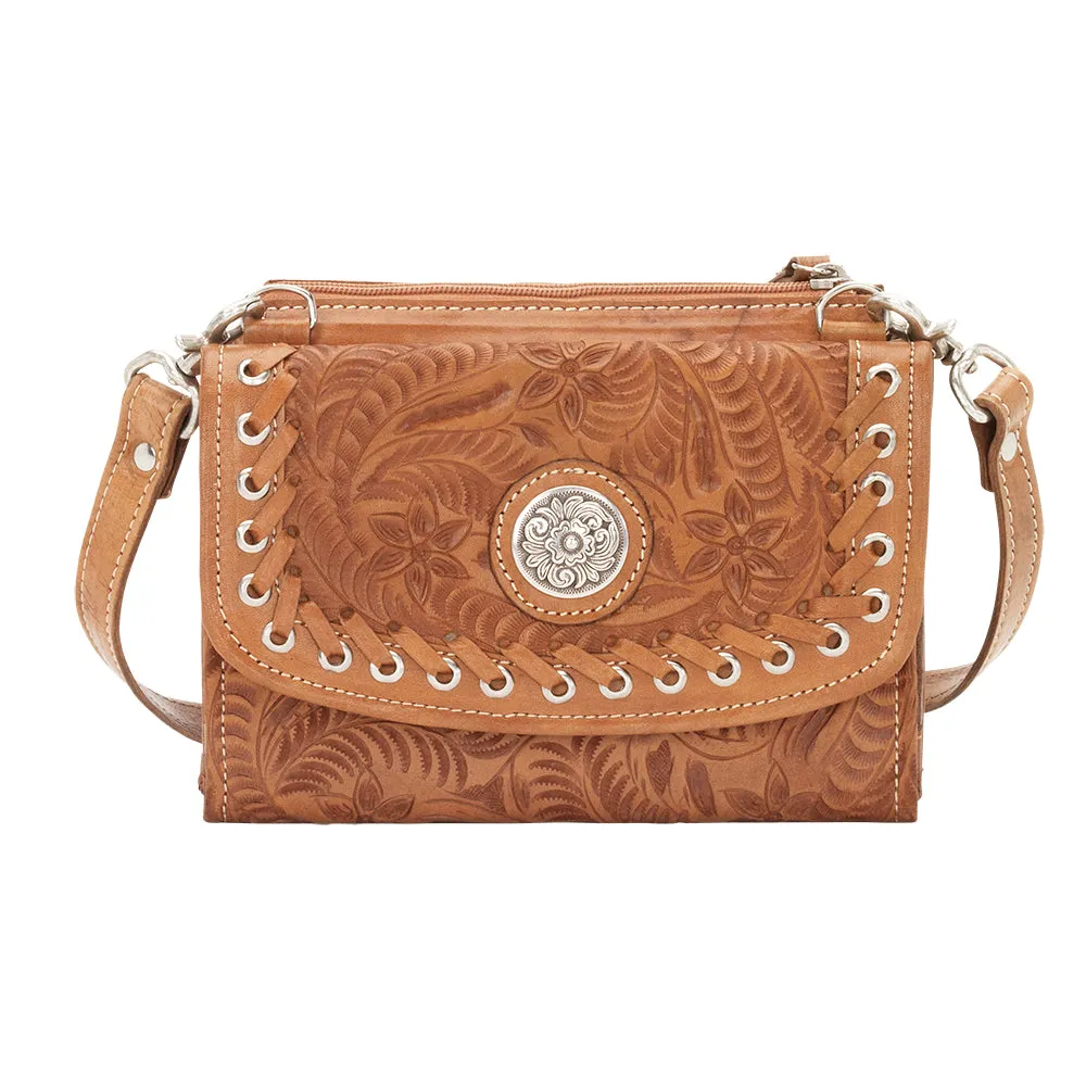 American West Handbag Harvest Moon Collection: Crossbody Bag Wallet Combo