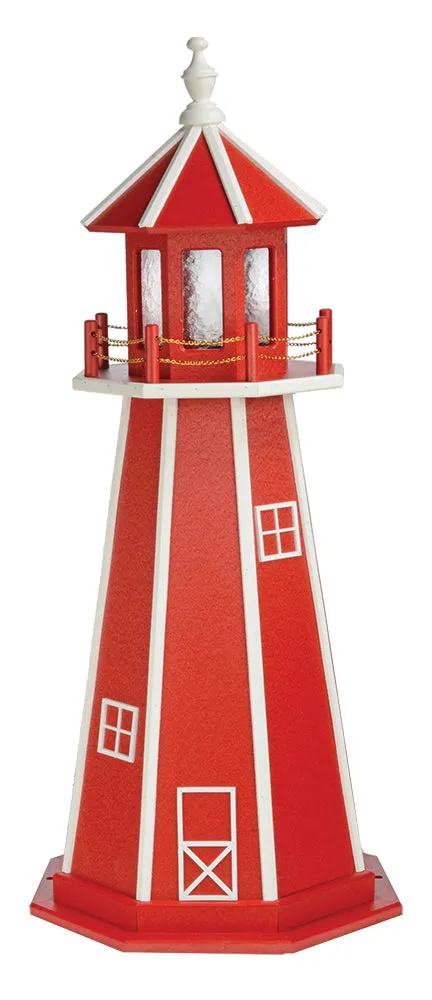 Amish Made Poly Lighthouse - 2 Feet
