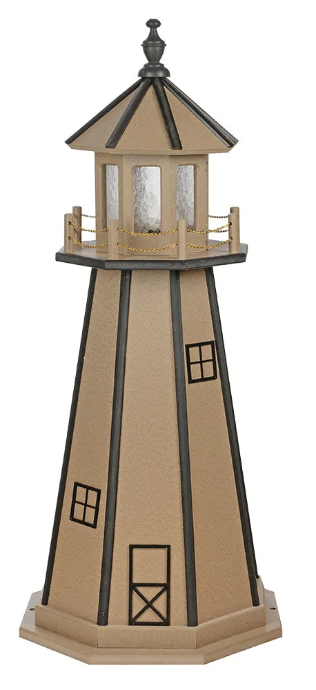 Amish Made Poly Lighthouse - 2 Feet
