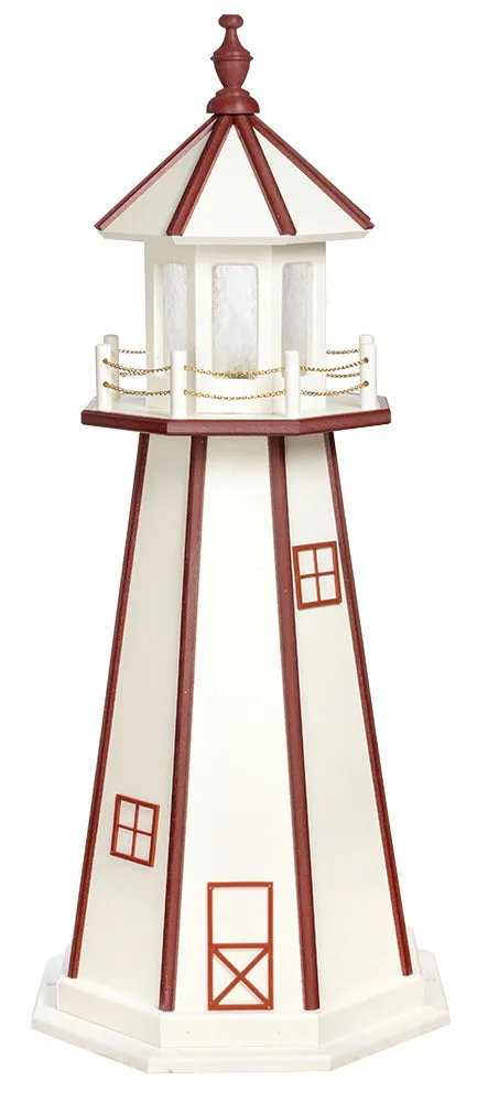 Amish Made Poly Lighthouse - 2 Feet