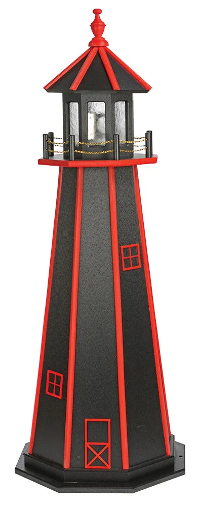 Amish Made Poly Lighthouse - 2 Feet