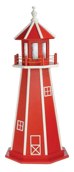Amish Made Poly Lighthouse - 2 Feet