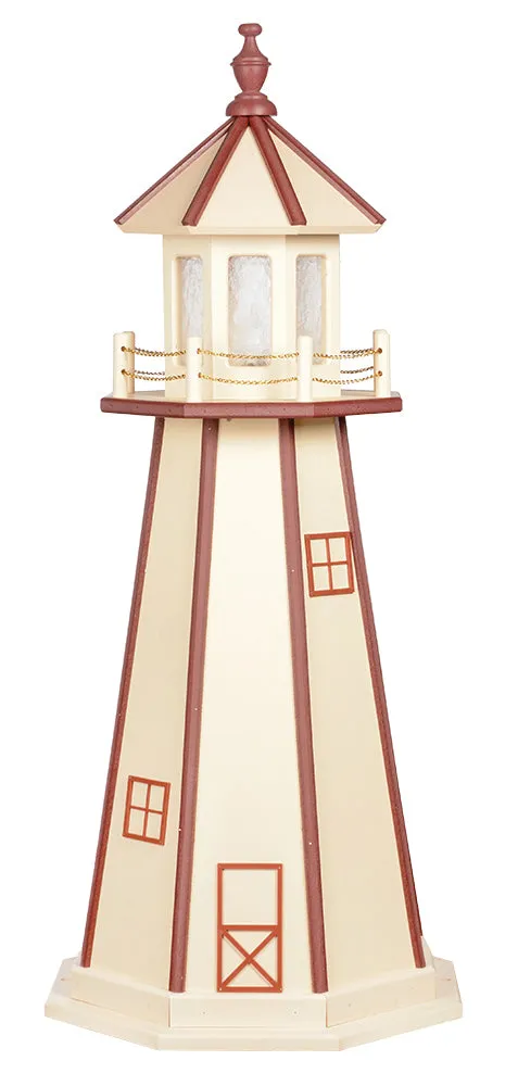 Amish Made Poly Lighthouse - 2 Feet