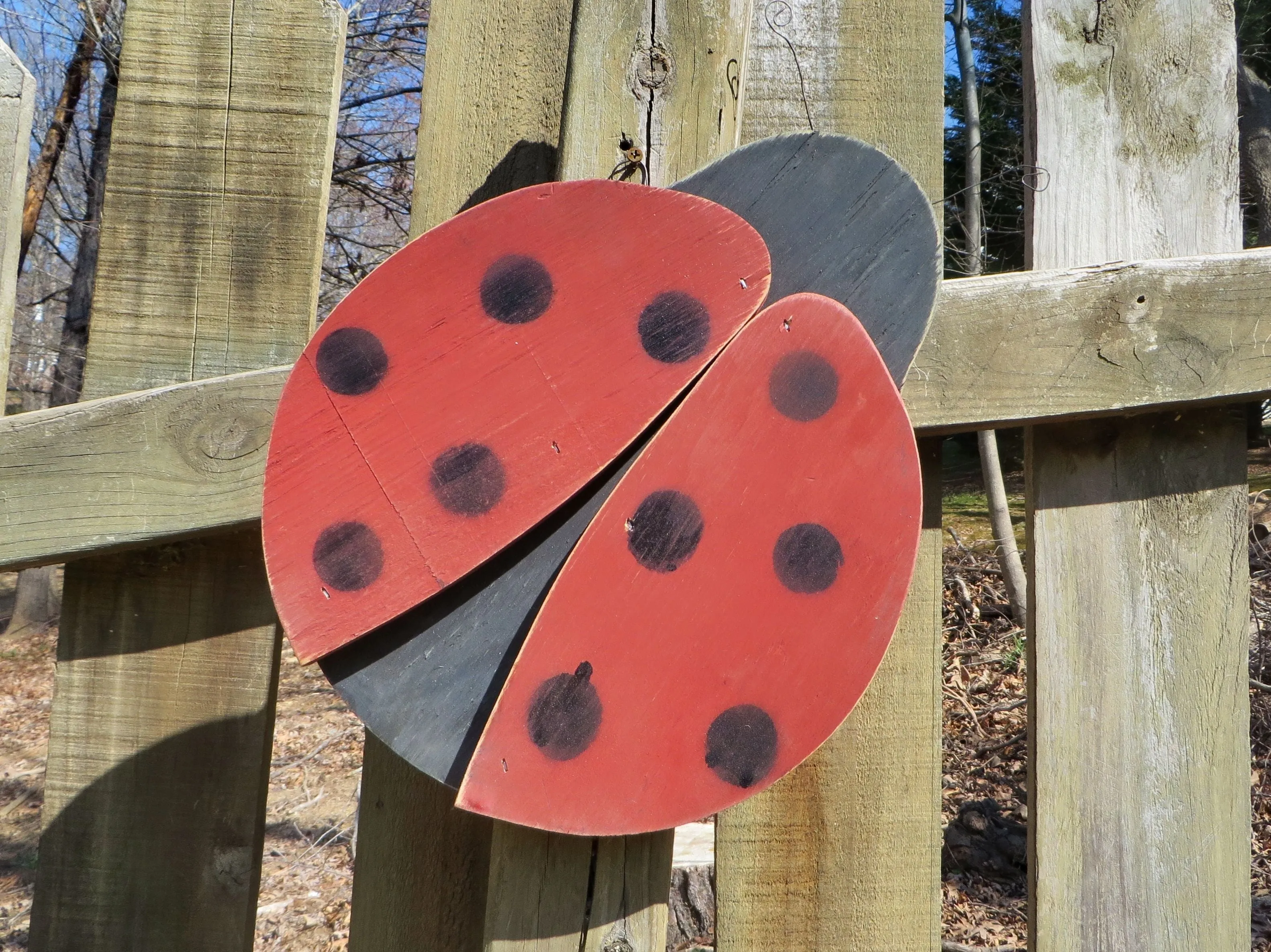 Amish Made Wooden Hanging Bug Decorations