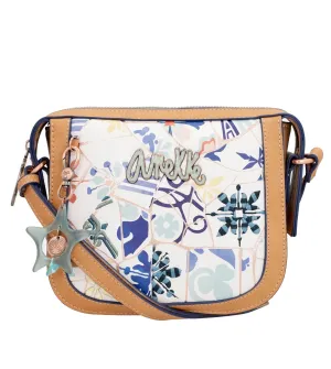 Anekke Mediterranean Tile Crossbody Handbag