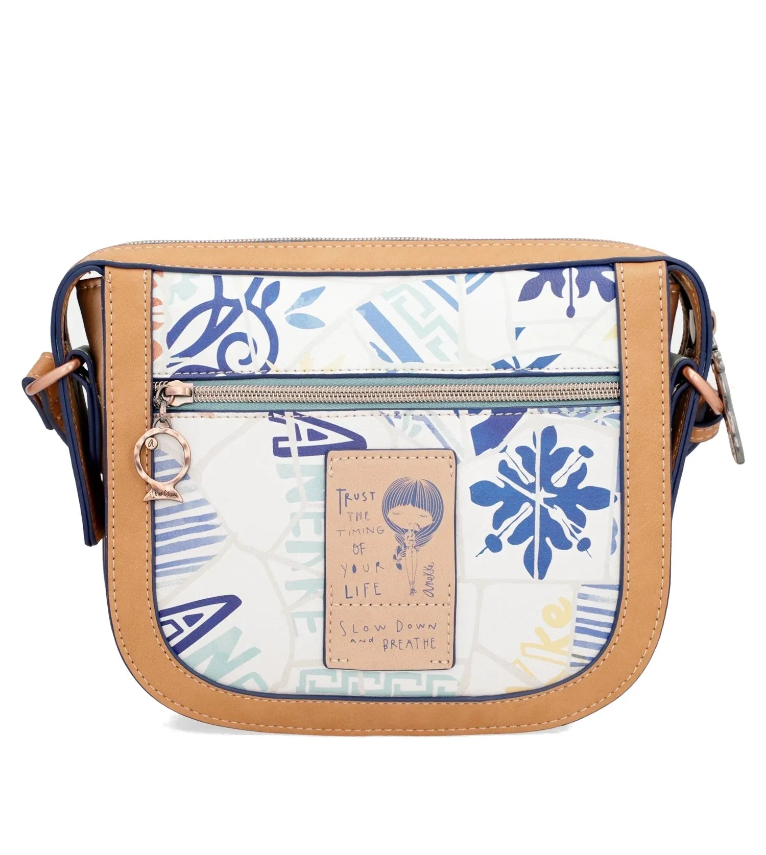 Anekke Mediterranean Tile Crossbody Handbag