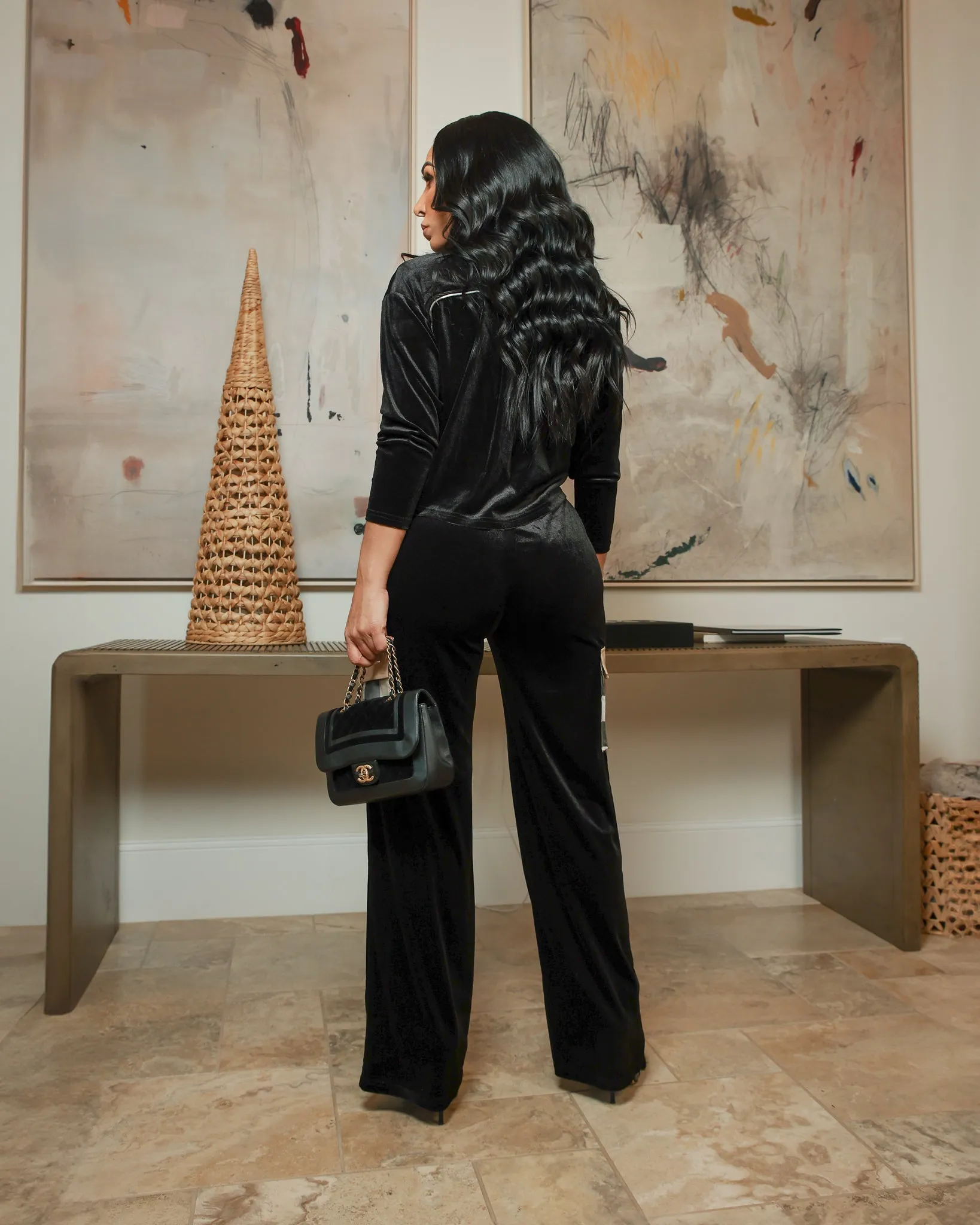 Anya (Black Pant Set) ALL SALE ITEMS ARE A FINAL SALE NO EXCHANGE