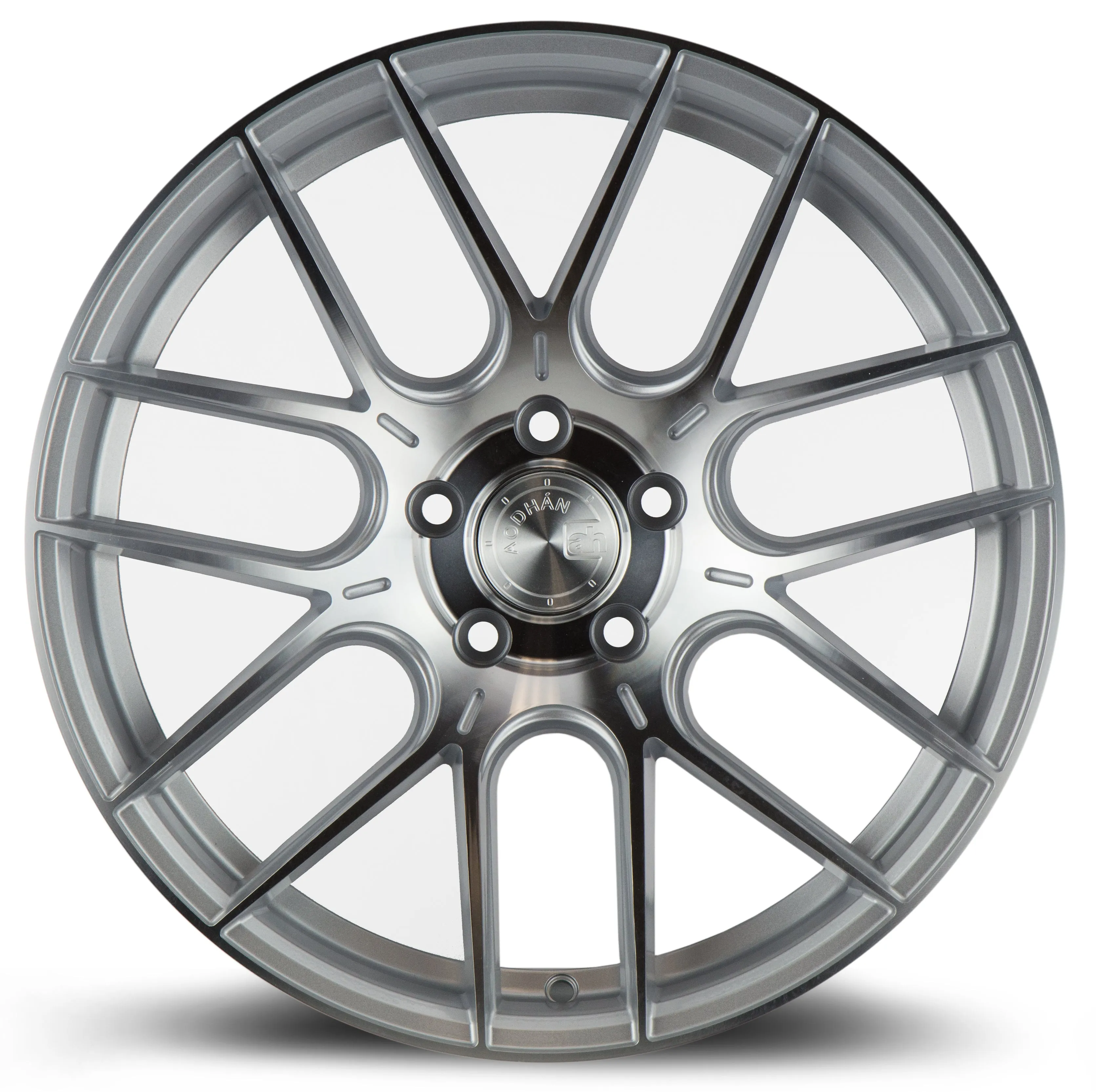 Aodhan AH-X 18x9.5 5x120  35 Gloss Silver Machined Face