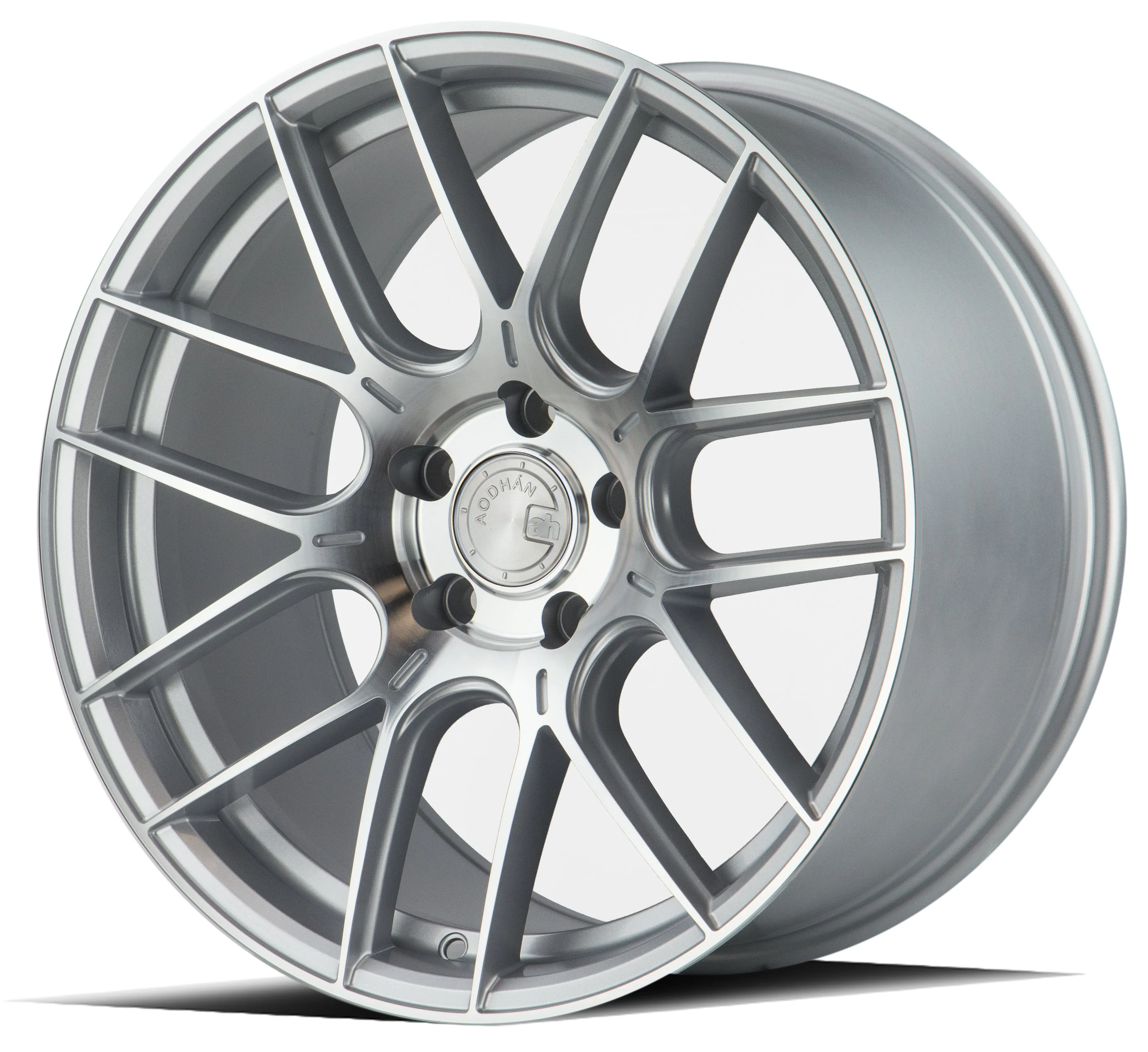 Aodhan AH-X 18x9.5 5x120  35 Gloss Silver Machined Face