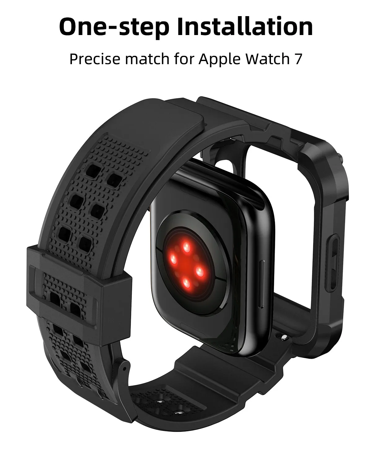 Apple Watch Rugged Metal Case with TPU Strap - Clearance