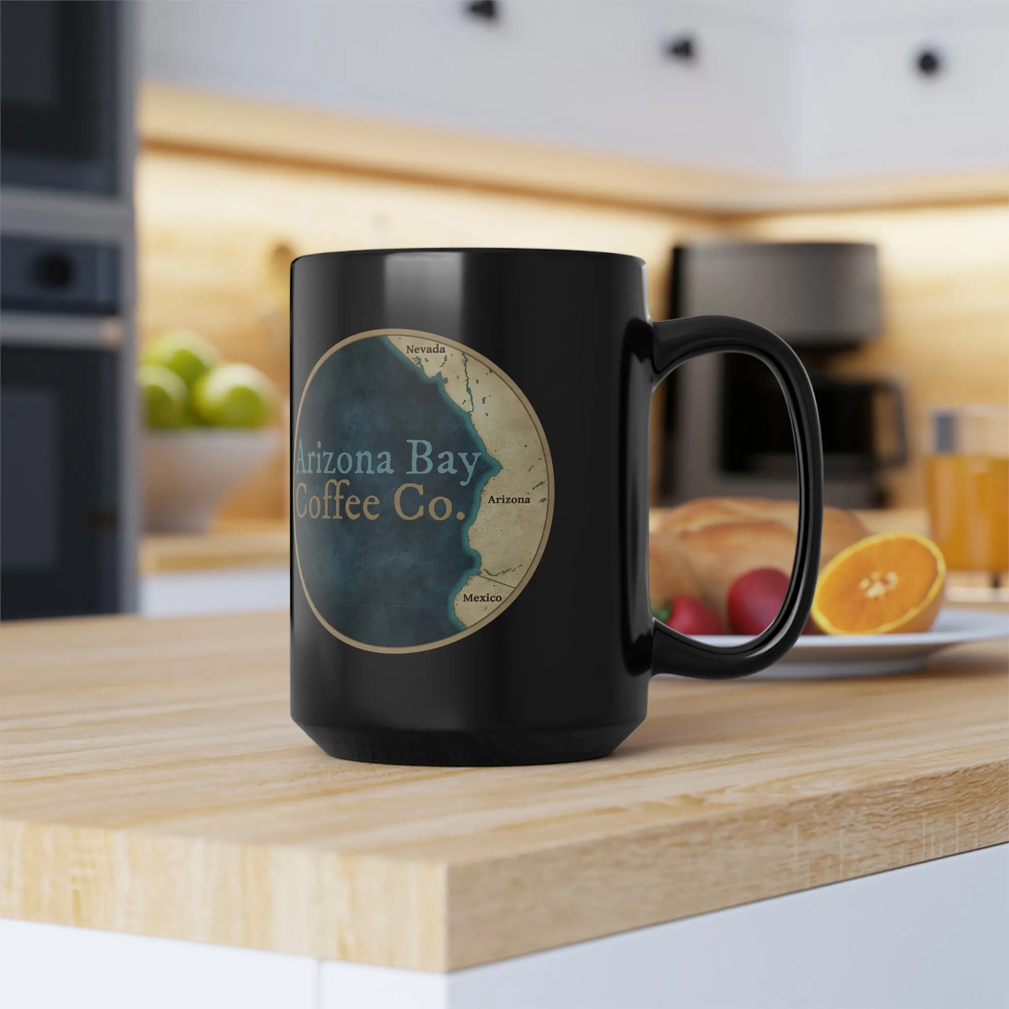 Arizona Bay Coffee - Black Mug, 15oz