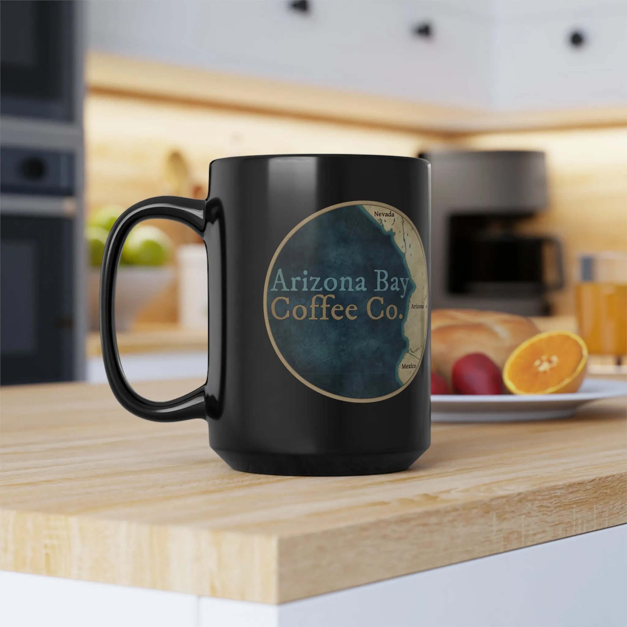 Arizona Bay Coffee - Black Mug, 15oz